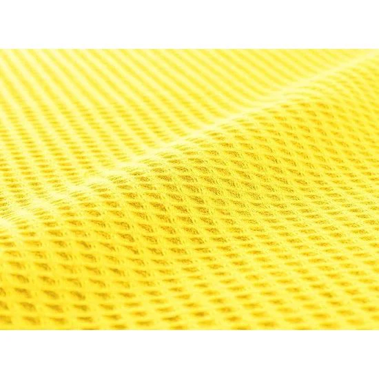 Deken van katoen, wafelpiqué, lichte knuffeldeken van 100% katoen, luchtige plaid, veelzijdig inzetbaar, onderhoudsvriendelijke deken, geel, 150 x 200 cm - Afbeelding 2
