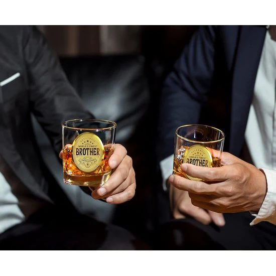 Kerstcadeaus voor mannen Whiskyglazen Cadeau Broer Mannen Cadeaus voor Broer Mannen Cadeaus voor verjaardag Gepersonaliseerde cadeaus Mannen Cadeauset Kerstmis - Afbeelding 7