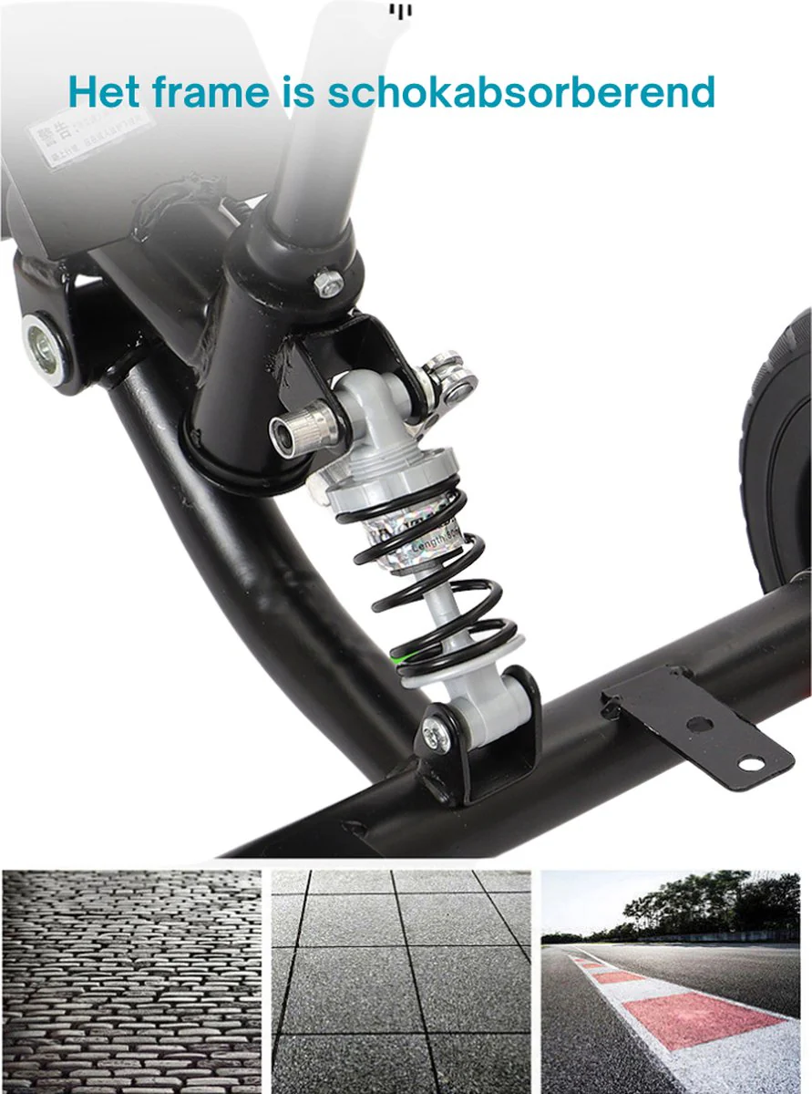 Livista® Tricycle 2-in-1 - Geschikt voor Kinderen van 12 maanden tot 6 jaar - Verstelbare Zitplaats - Duwstang - Verstelbare Zonnescherm - Veiligheidsriemen - Lederen Zitplaats - Duurzame Wielen - Opvouwbaar - Zwart - Afbeelding 5